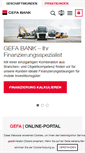 Mobile Screenshot of gefa-bank.de